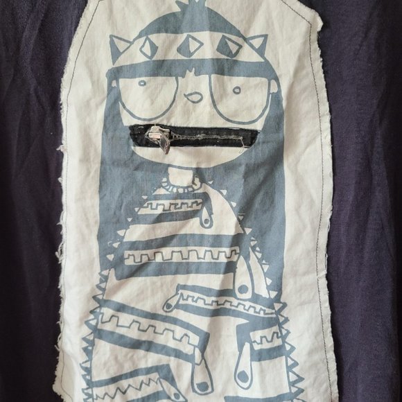 MBMJ Graphic Zipper-Mouth Tank - Picture 2 of 5